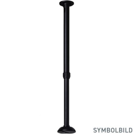 Stangenhalterung Ø 38-45 mm, Länge 1000-2000 mm, schwarz