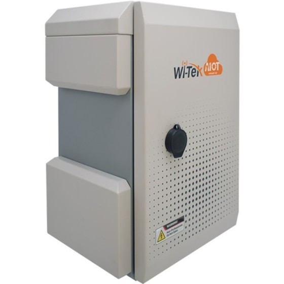 Wi-Tek IoT-Gehäuse, mit Lüfter, IP65, IK10, Metall, grau, Boden, Mast, Wand