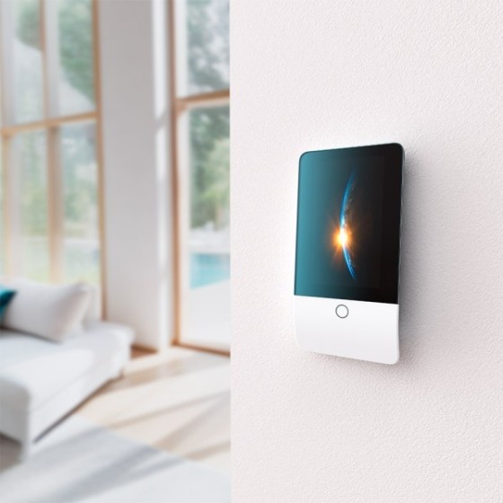 Jablotron 5" BUS-Touch-Bedienteil NATUS, RFID, weiß