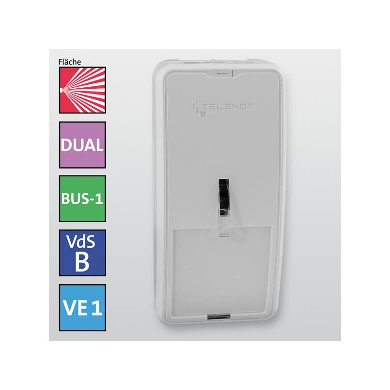 Infrarot-Mikrowellen-Bewegungsmelder histar DUAL 1012-B1 - MIT MONTAGE