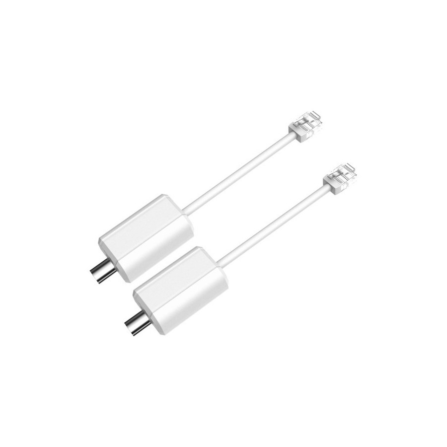 Dahua Ethernet-over-Coaxial Extender, ePoE, bis zu 1km, 1xRJ45, 1xPaar