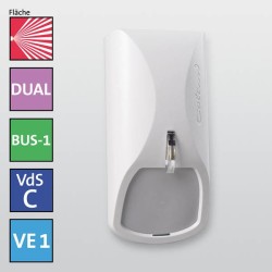 Infrarot-Mikrowellen-Bewegungsmelder comstar pro DUAL C10 BUS - MIT MONTAGE