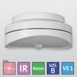Infrarot-Mikrowellen-Decken-Bewegungsmelder histar DUAL B360 - MIT MONTAGE
