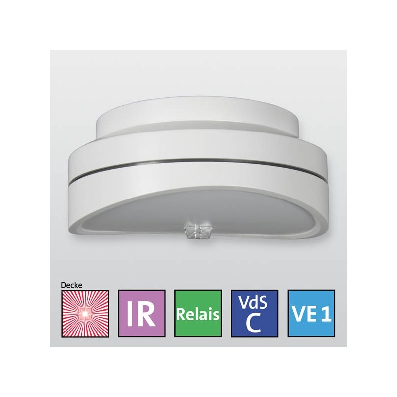 Infrarot-Mikrowellen-Decken-Bewegungsmelder histar DUAL C360 - MIT MONTAGE