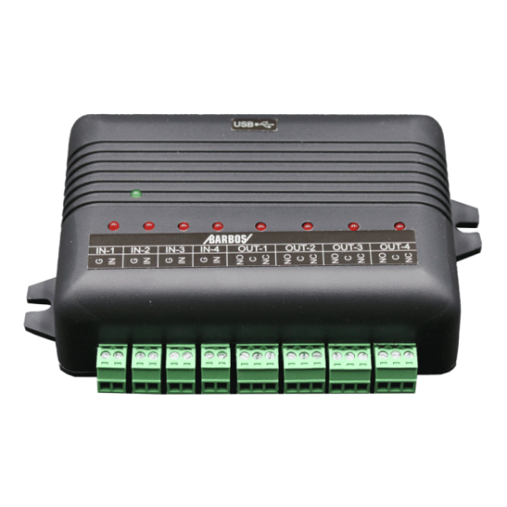 Relaismodul zur Steuerung, 4 Eingänge, 4 Ausgänge