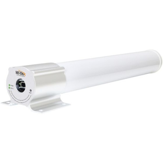 Wi-Tek WLAN Transmitter, 1 Port, 5 GHz, 2 km Reichweite, IP65, weiß