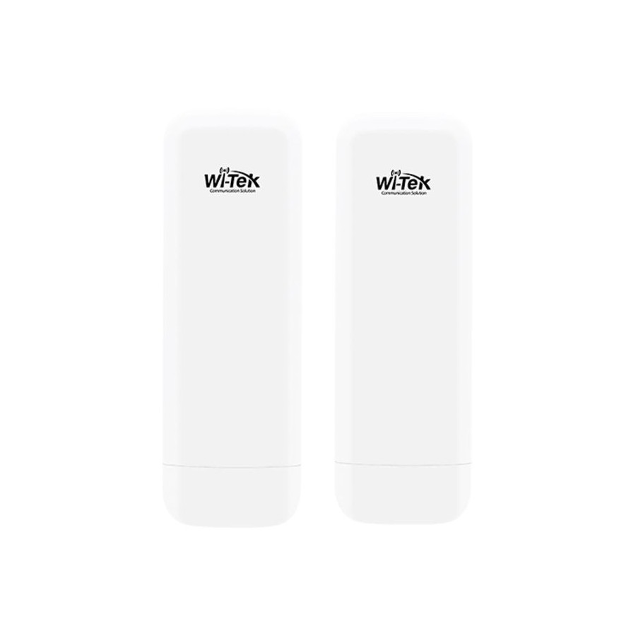 Wi-Tek WLAN Transmitter, 1 Paar, 2 Ports, 5 GHz, 5 km Reichweite, IP65