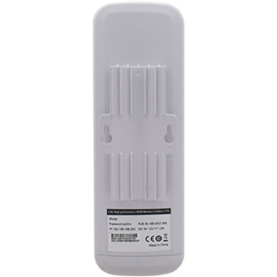 Wi-Tek WLAN Transmitter, 1 Paar, 2 Ports, 5 GHz, 5 km Reichweite, IP65