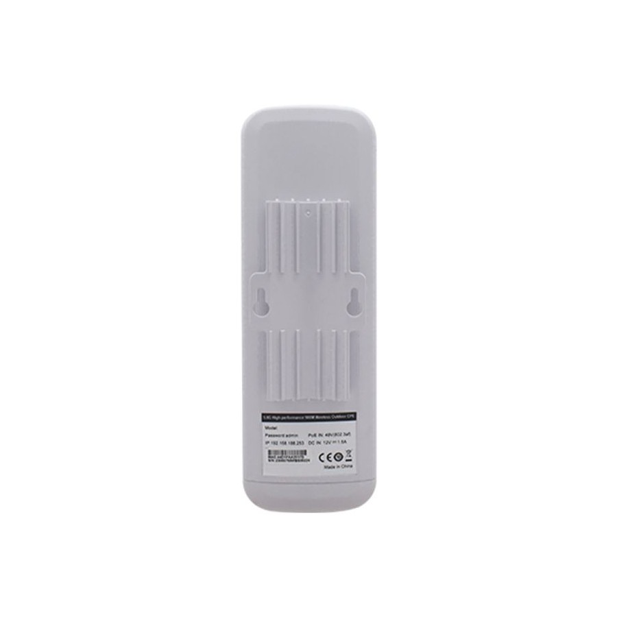 Wi-Tek WLAN Transmitter, 1 Paar, 2 Ports, 5 GHz, 5 km Reichweite, IP65