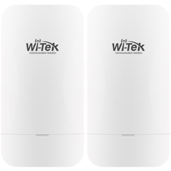 Wi-Tek WLAN Transmitter, 1 Paar, 2 Ports, 2,4 GHz, 1 km Reichweite