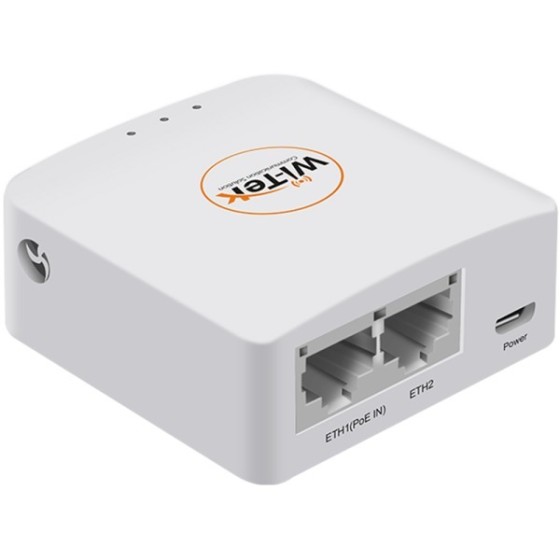 Wi-Tek WLAN Access Point Controller, 2 LAN Ports, weiß