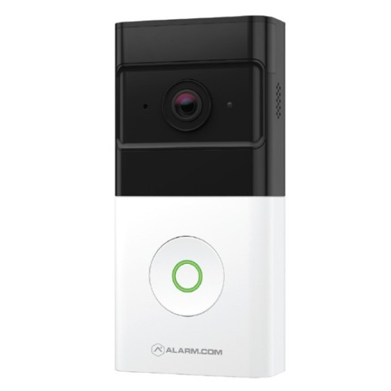 Alarm.com WLAN-Video-Türsprechstelle, 2,12 MP, IR 5 m, IP66, weiß