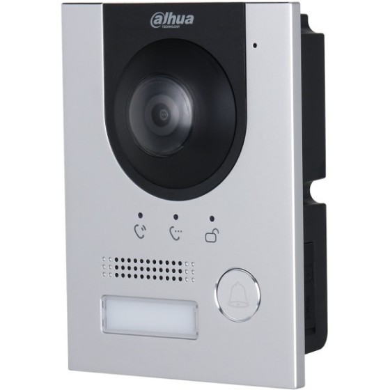 Dahua 2-Draht-IP-Video-Türsprechstelle, 2 MP, IR, IP65, IK07, silber