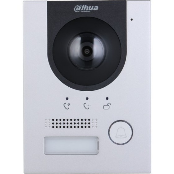 Dahua 2-Draht-IP-Video-Türsprechstelle, 2 MP, IR, IP65, IK07, silber