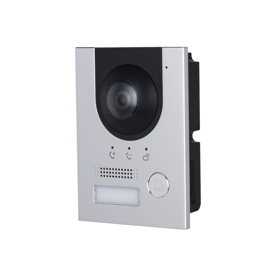 2-Draht-IP-Video-Türsprechstelle, 2 MP, IP65, IK07, silber, ohne Logo