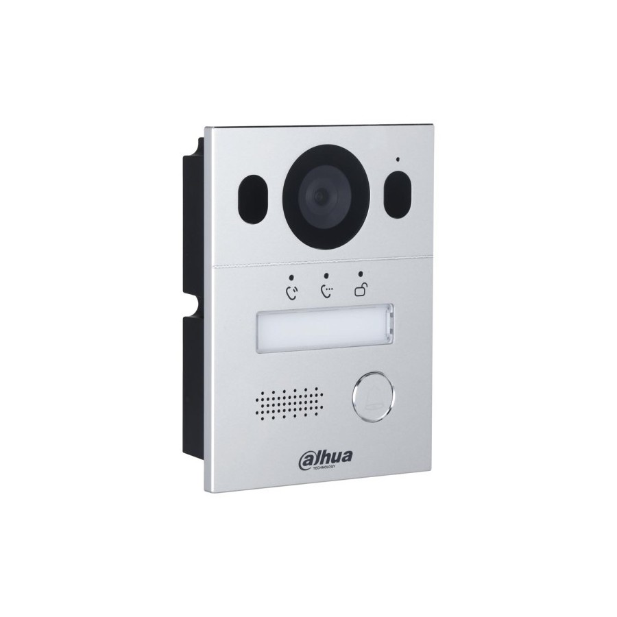 Dahua 2-Draht-Hybrid-Villa-Türstation, 2MP, IP65, IK07, silber