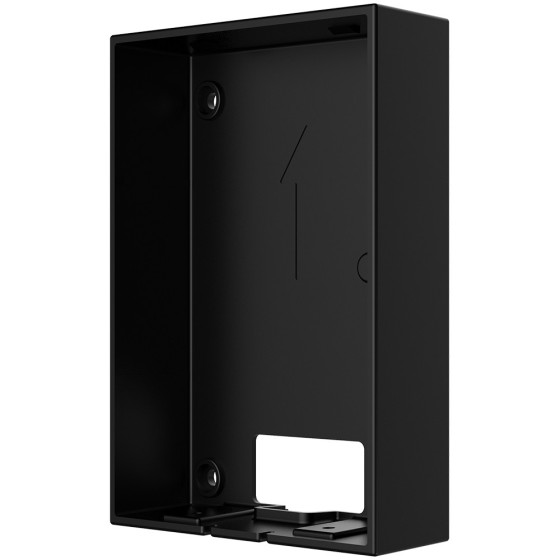 Aufputz-Montagebox, Metall, schwarz