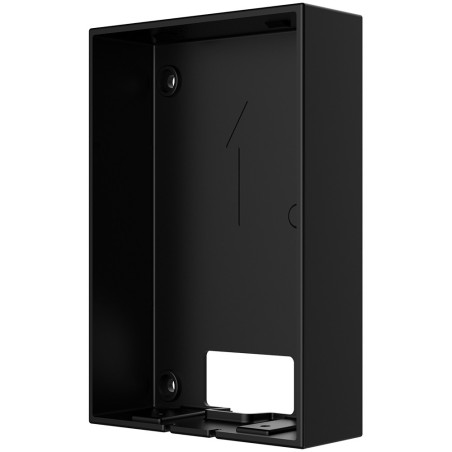 Aufputz-Montagebox, Metall, schwarz