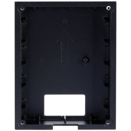 Unterputz-Montagebox, für 1 Modul, Metall, schwarz