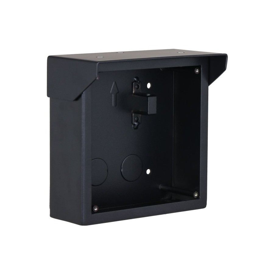 Dahua Aufputz-Montagebox, für 1 Modul, mit Regendach, Metall, schwarz