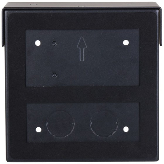 Dahua Aufputz-Montagebox, für 1 Modul, mit Regendach, Metall, schwarz