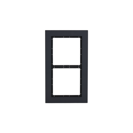 Dahua Rahmen, für 2 Module, schwarz