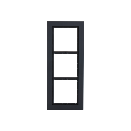 Dahua Rahmen, für 3 Module, schwarz