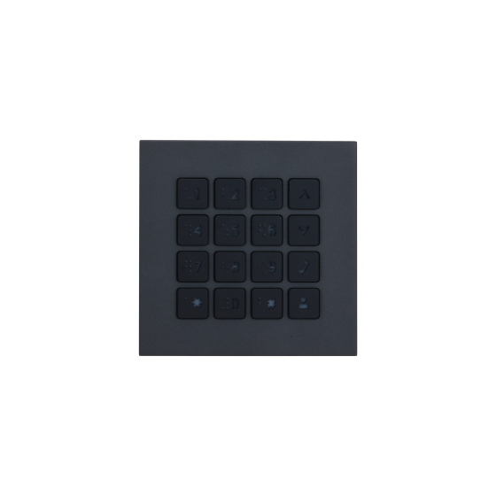 Dahua Erweiterung Codetastatur-Modul für VTO4202F-X, schwarz