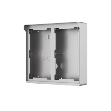 Dahua Aufputz-Montagebox, für 2 x 2 Module, mit Regendach, Metall, IP65, silber