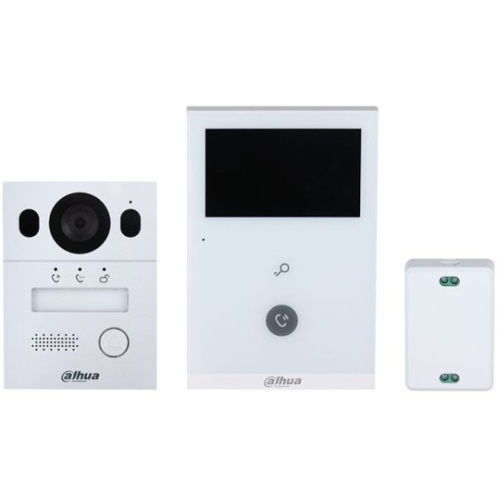 2-Draht-Video-Gegensprechanlagen-Set, 2 MP, 4,3" TFT-Touch-Screen