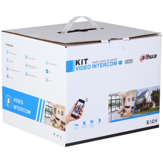 2-Draht-Video-Gegensprechanlagen-Set, 2 MP, 4,3" TFT-Touch-Screen