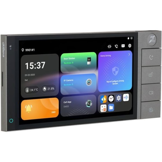 7" 2-Draht-IP-Monitor, Touch-Screen, silber