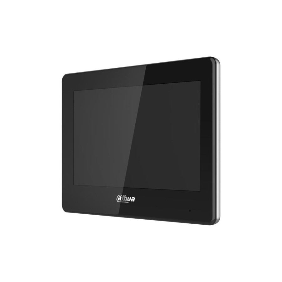 Dahua Touch-Screen-Monitor 7", IP-WLAN, 2-Draht, schwarz, ohne PoE