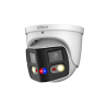IP-Dual-Lens-Eyeball-Kamera, 2 x 4 MP, TiOC, Splicing, 2,8 mm, IR 25 m, IP67, weiß