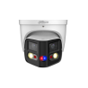 IP-Dual-Lens-Eyeball-Kamera, 2 x 4 MP, TiOC, Splicing, 2,8 mm, IR 25 m, IP67, weiß