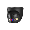 IP-Dual-Lens-Eyeball-Kamera, 2 x 4 MP, TiOC, Splicing, 2,8 mm, IR 25 m, IP67, schwarz