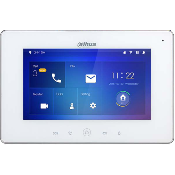 Dahua Touch-Screen-Monitor 7", WLAN, weiß