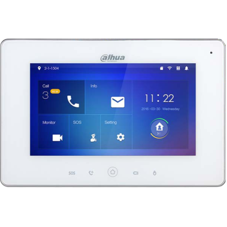 Dahua Touch-Screen-Monitor 7", WLAN, weiß