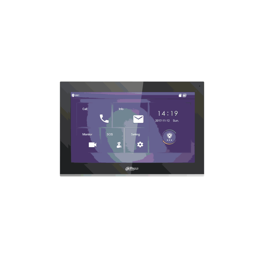 Dahua Touch-Screen-Monitor 10", IP-Schnittstelle, schwarz