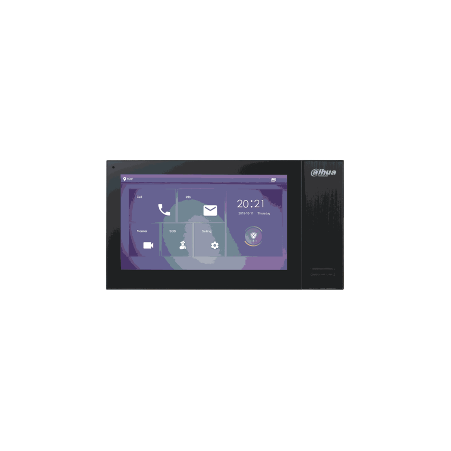 Dahua Touch-Screen-Monitor 7", IP-Schnittstelle, schwarz