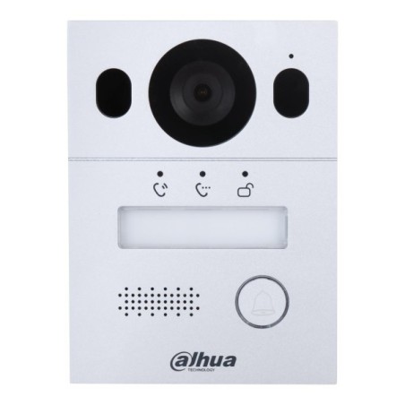 Dahua 2-Draht-Hybrid-Villa-Türstation, 2MP, IP65, IK07, silber