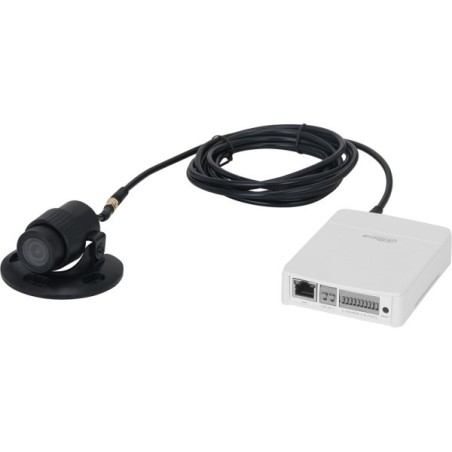 IP-Gerät und 4MP Pinhole Linse-Set, 2,8mm, IP67, schwarz, versteckt