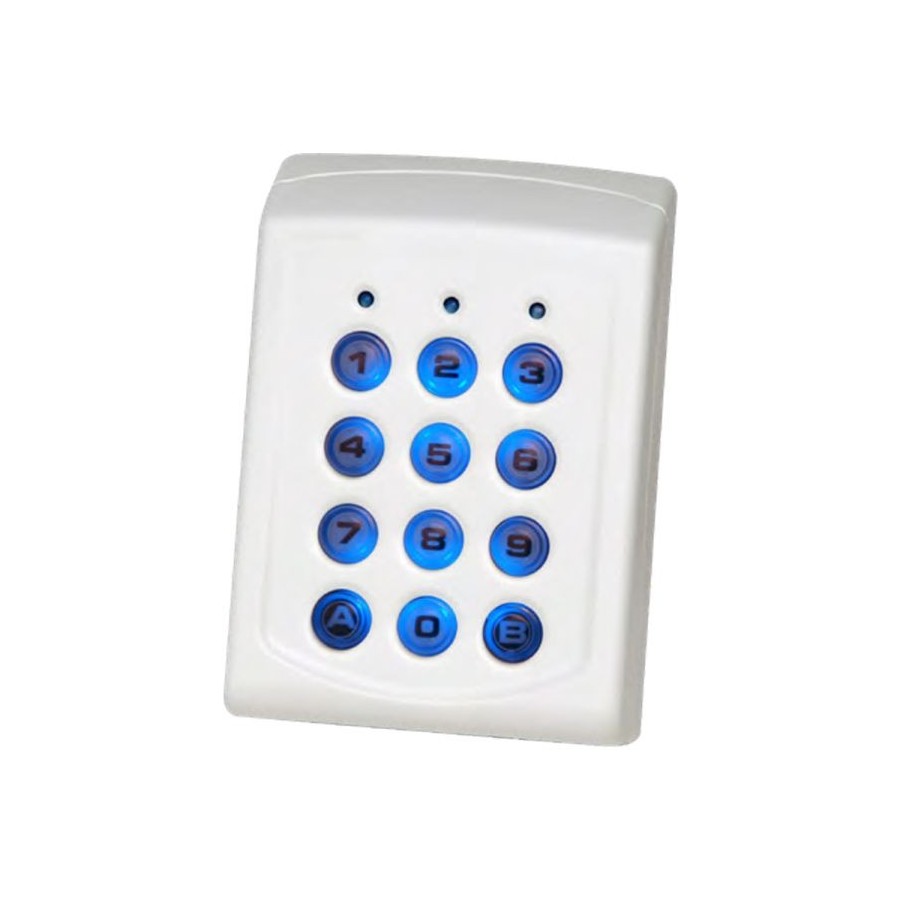 BUS-Standalone-Codeschalter mit Leser, 125 kHz, Kunststoffgehäuse mit Kunststofftasten, AP