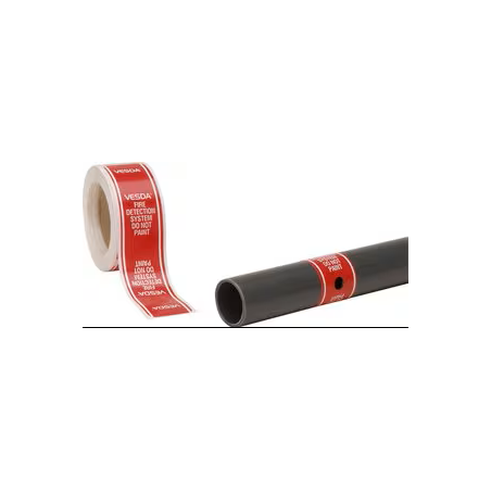 Banderolen zur Markierung der Ansaugpunkte