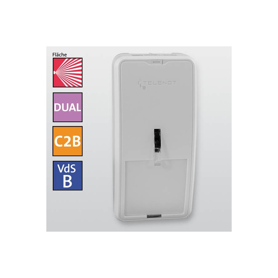 Infrarot-Mikrowellen-Bewegungsmelder histar DUAL 1012-C2B