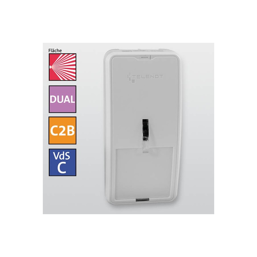 Infrarot-Mikrowellen-Bewegungsmelder histar DUAL 1012AM-C2B