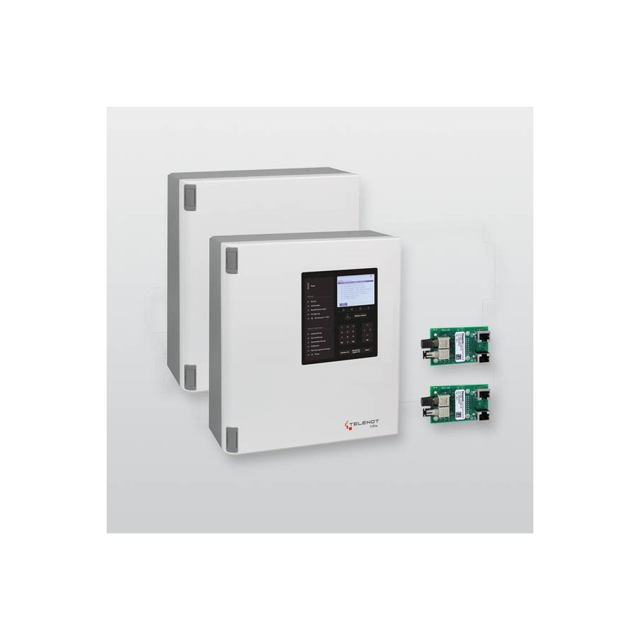 Brandmelderzentralen-Set 8 Loop hifire 4400-256 + Sub-BMZ hifire 4400