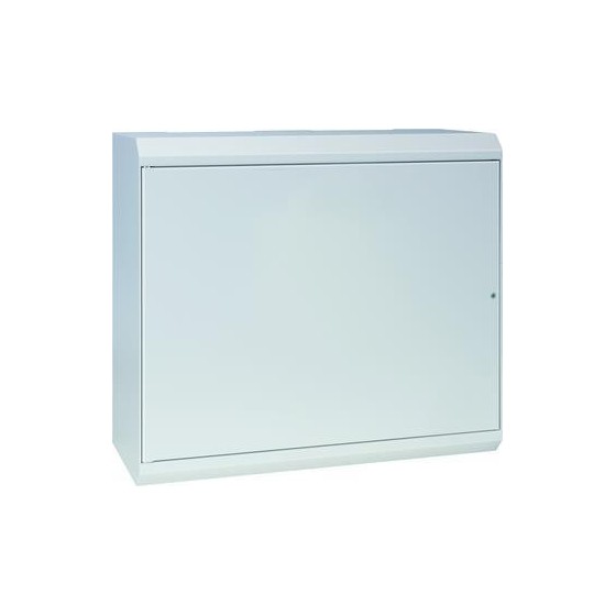 Metallgehäuse Typ ZENT-M400 - AP-Ausführung,mit Tür,mit DK,weiß