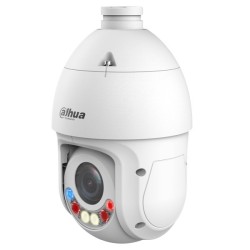 Dahua IP-PTZ-Dome-Kamera, 8 MP, 5 - 125 mm, IR 100 m, IP66, weiß