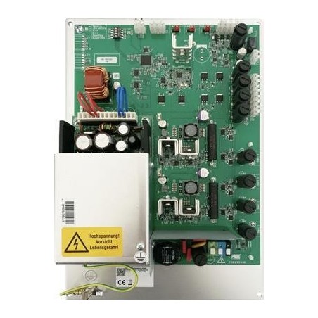 Netzladeteil 15013/G3, 12V/4A Batt. 4x27Ah - Einbauausführung auf Montageplatte